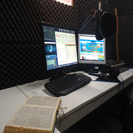 estúdio - Rádio A Voz da Graça de Deus